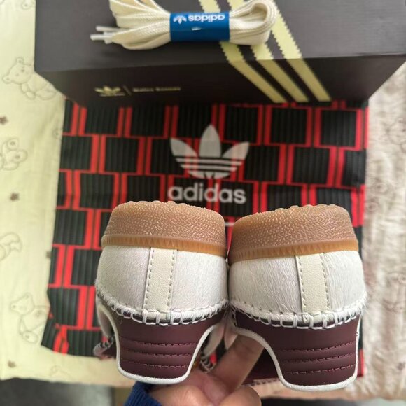 WALES BONNER x adidas originals SambaPony Tonal white brown - Picture 5 of 7